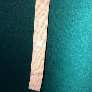 Lululemon pink/orangey headband